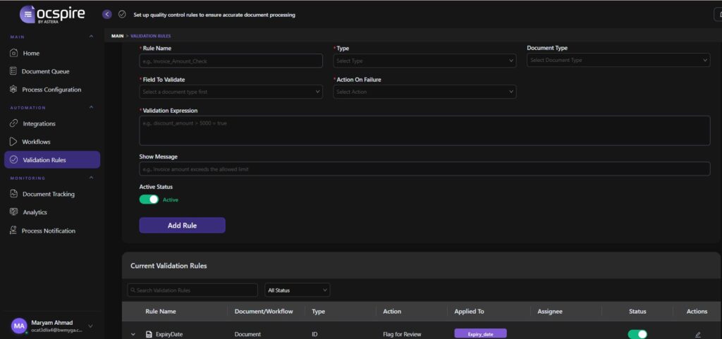 Easy cross verification with Docspire